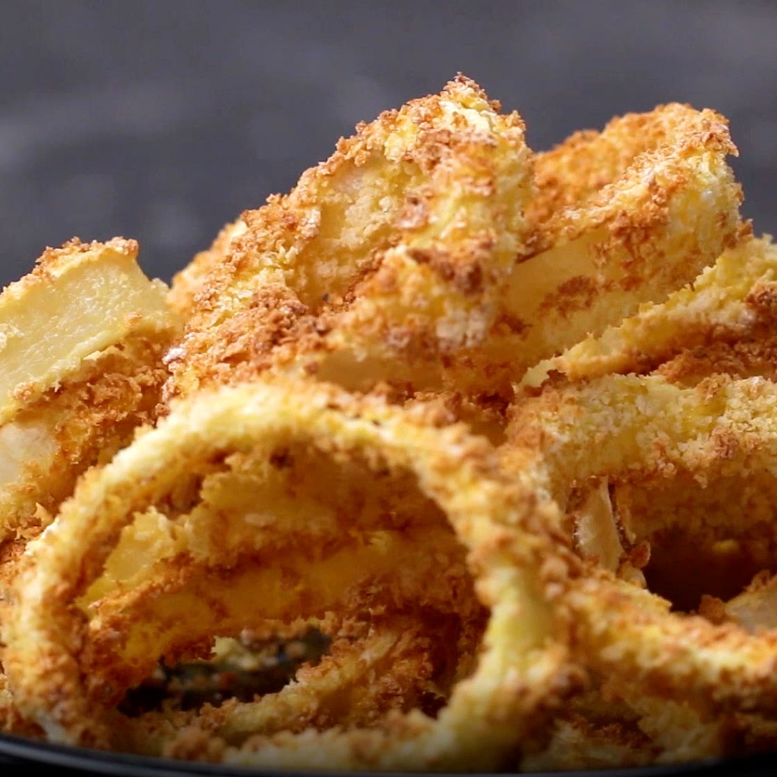 Air Fryer Onion Rings Recipe by Tasty
