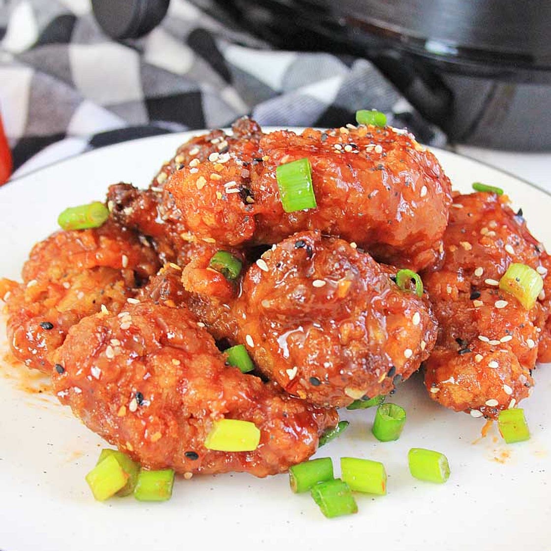 Sweet Chili Air Fryer Asian Chicken Wings