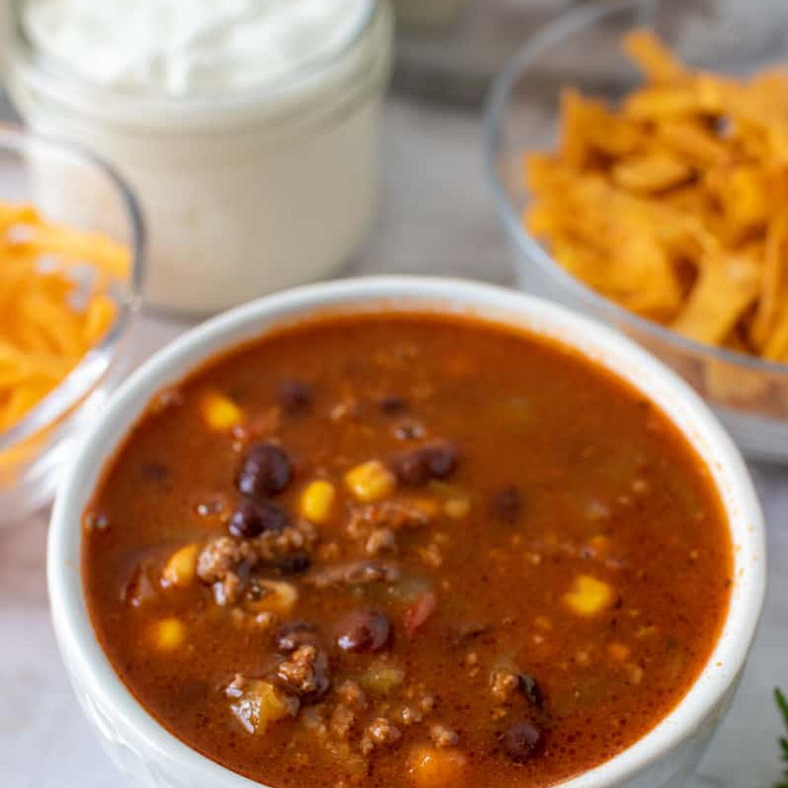 Ground Turkey Taco Soup