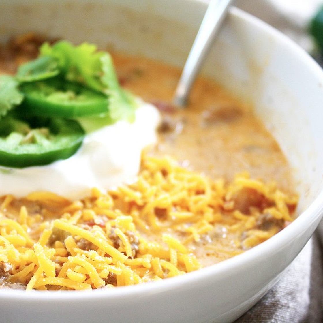 Slow Cooker Keto Taco Soup