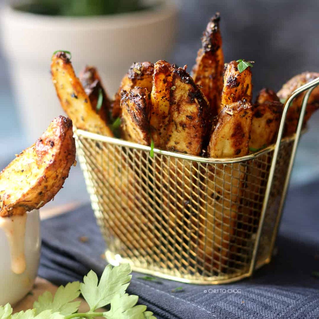 Greek Style Potato Wedges