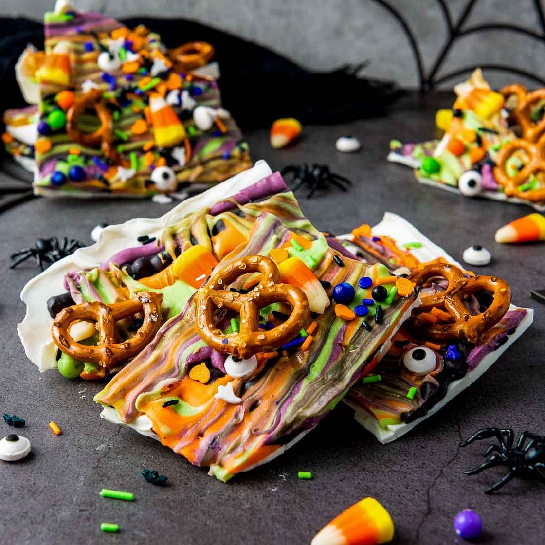 Halloween Candy Bark