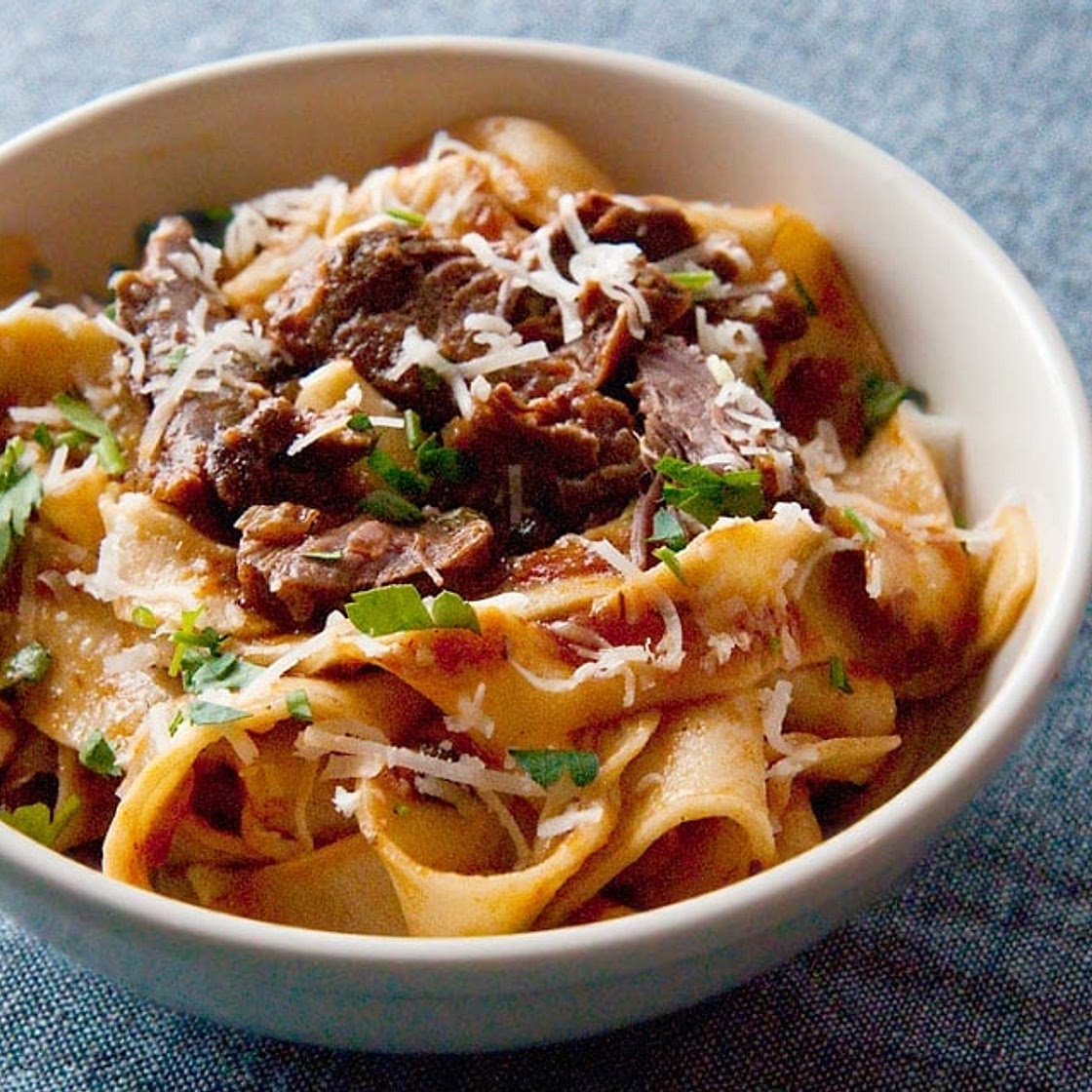 Tuscan Rabbit Ragu with Papparedelle