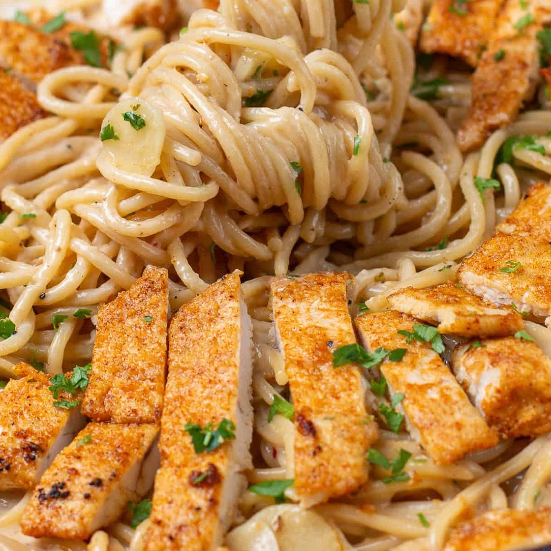 Chicken Garlic Parmesan Pasta