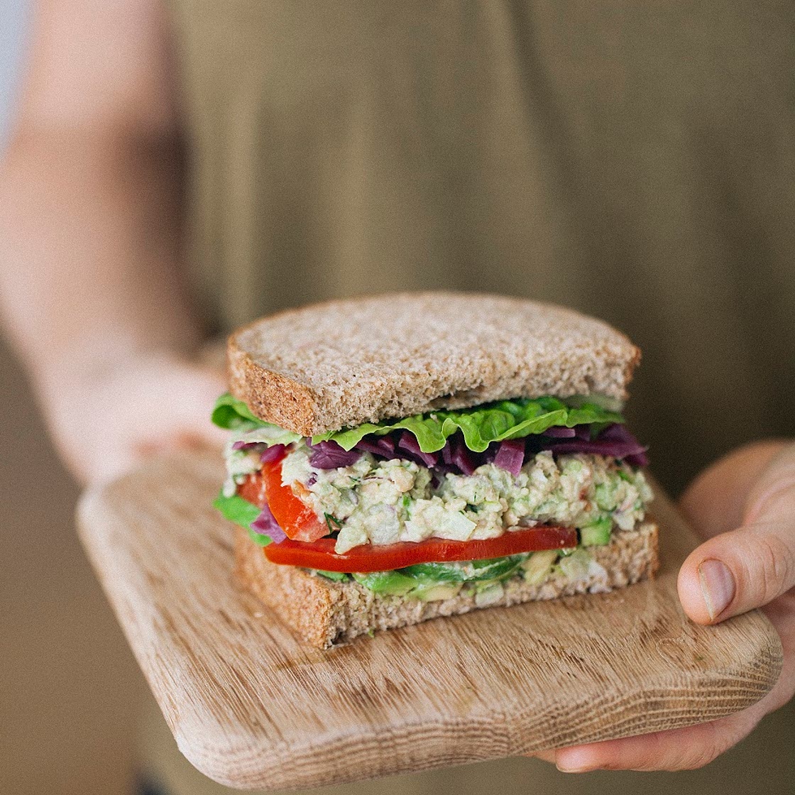 Chickpea Tuna Sandwiches