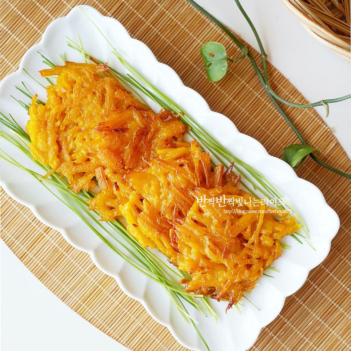 단호박전 호박전 만들기 호박채전 호박부침개 만드는법