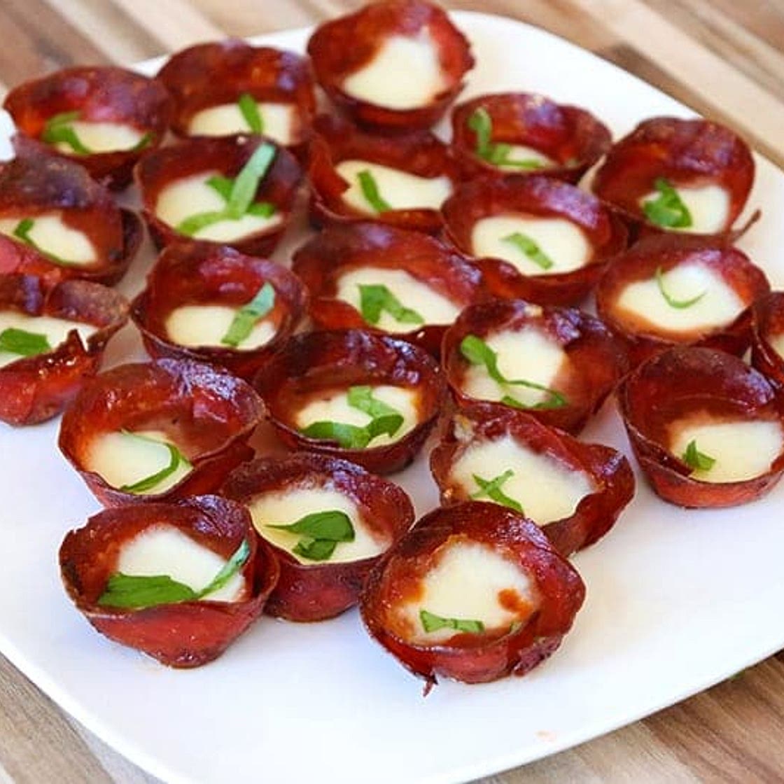 Keto Pepperoni Pizza Bites