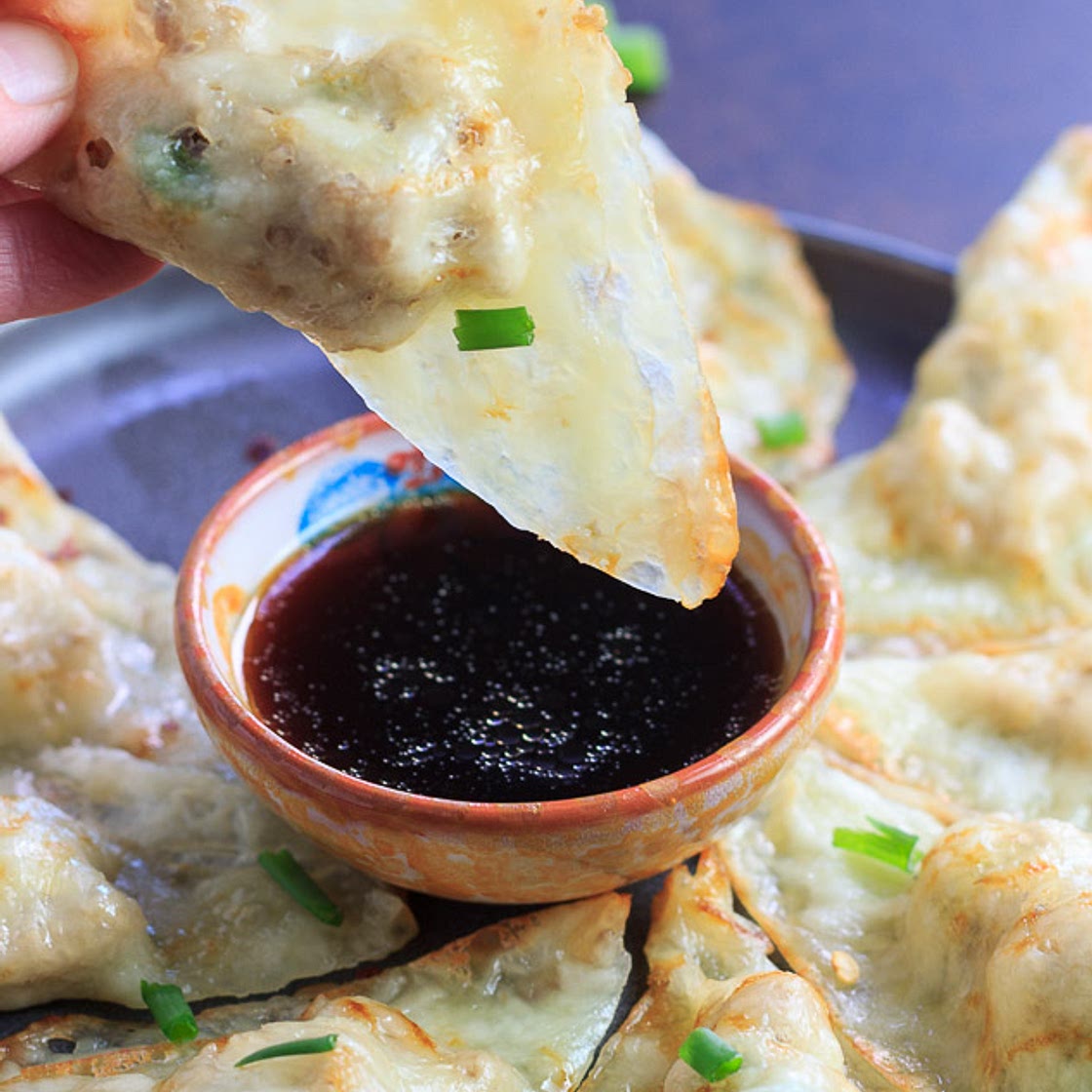 Easy Keto Potstickers with Asian Dipping Sauce Recipe
