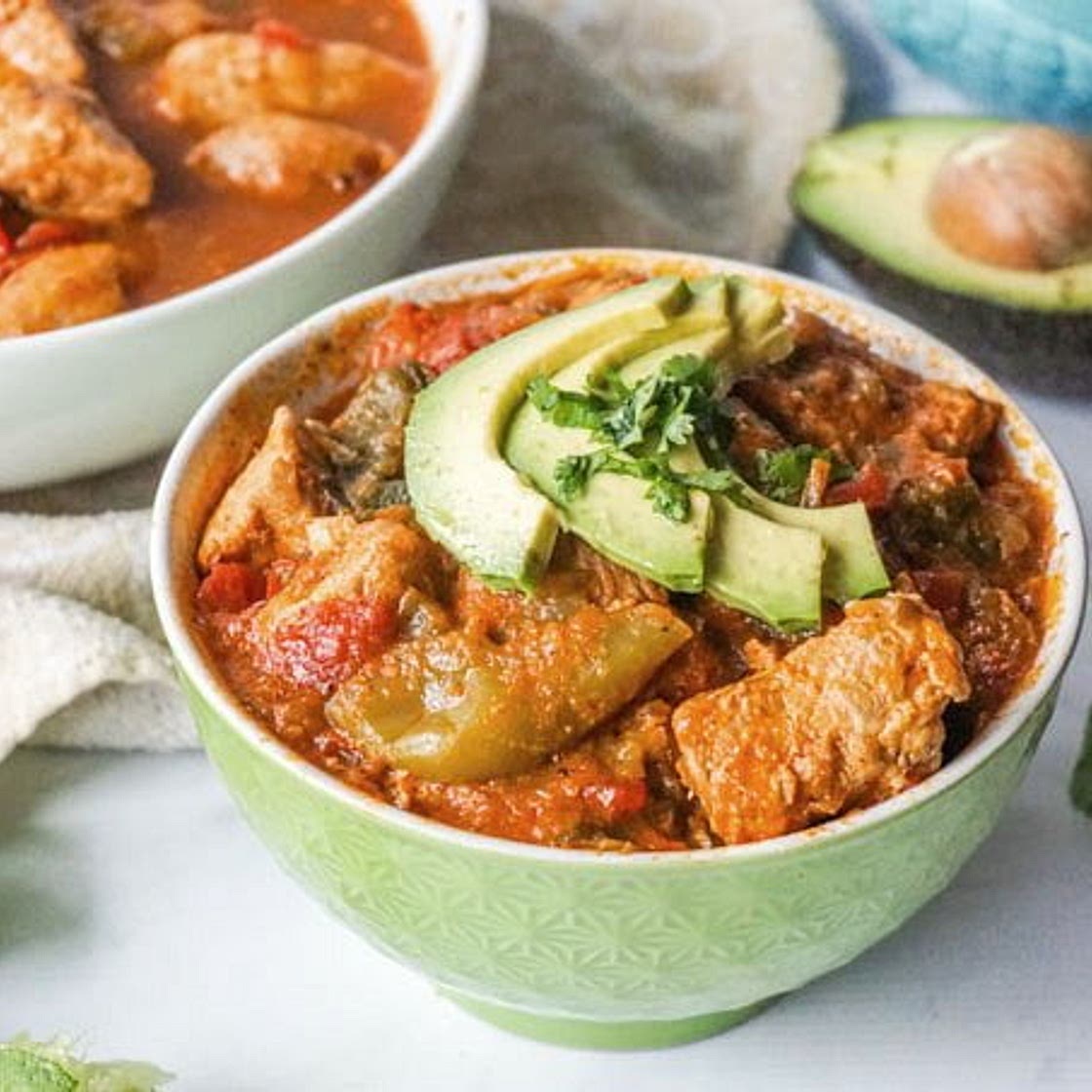 Pork & Pepper Stew in the Instant Pot (low carb)