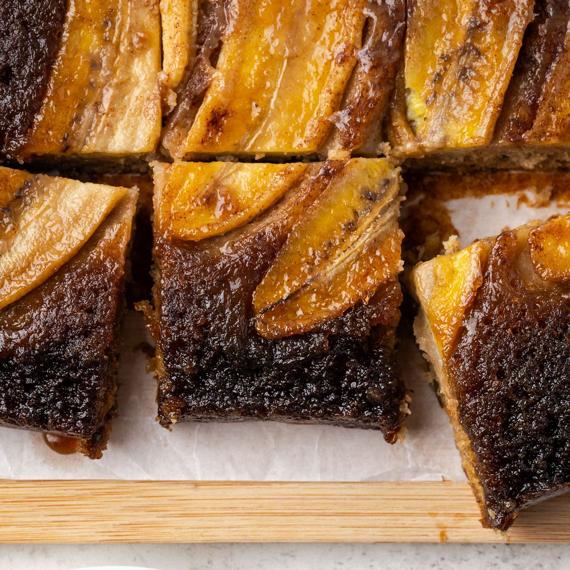 Bananas Foster Upside Down Cake