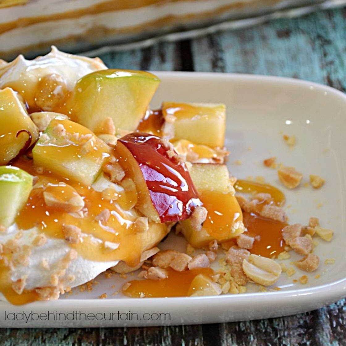 Caramel Apple Pudding Dessert