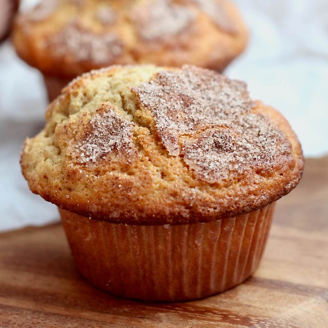 Sourdough Cinnamon Muffins