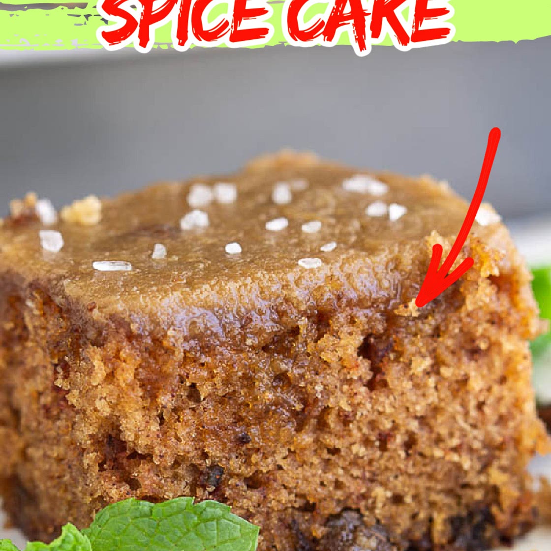 Applesauce Walnut Spice Cake