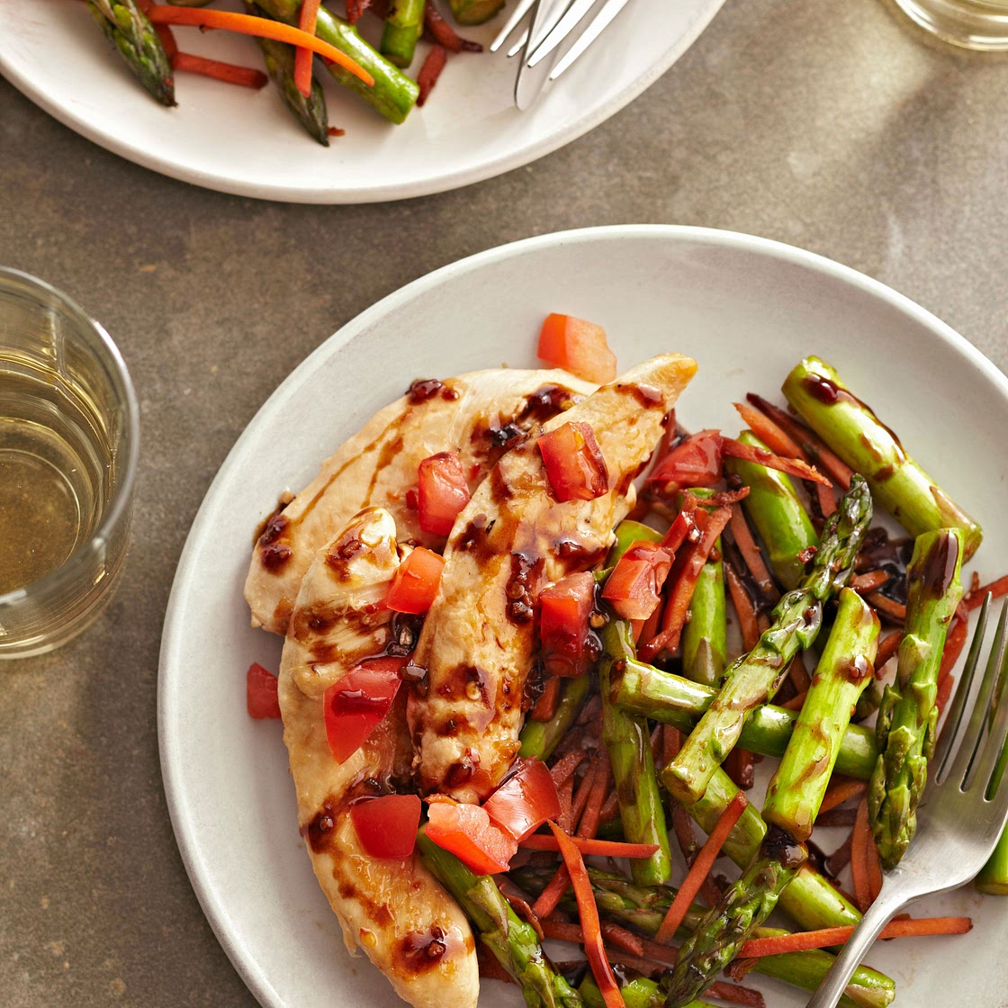 Healthy Balsamic Chicken and Vegetables