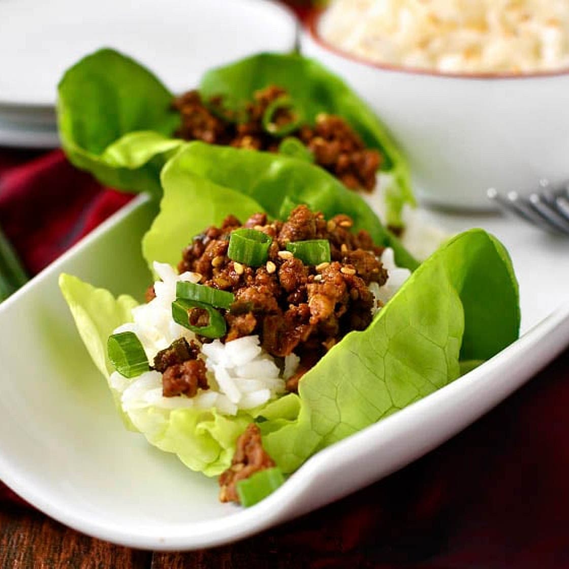 Korean Beef Lettuce Wraps