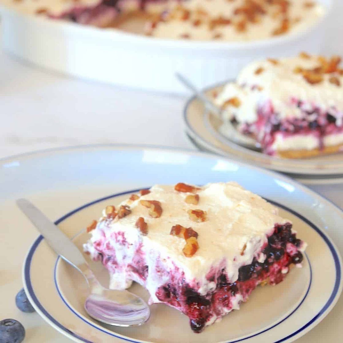Low Carb Blueberry Cheesecake Delight