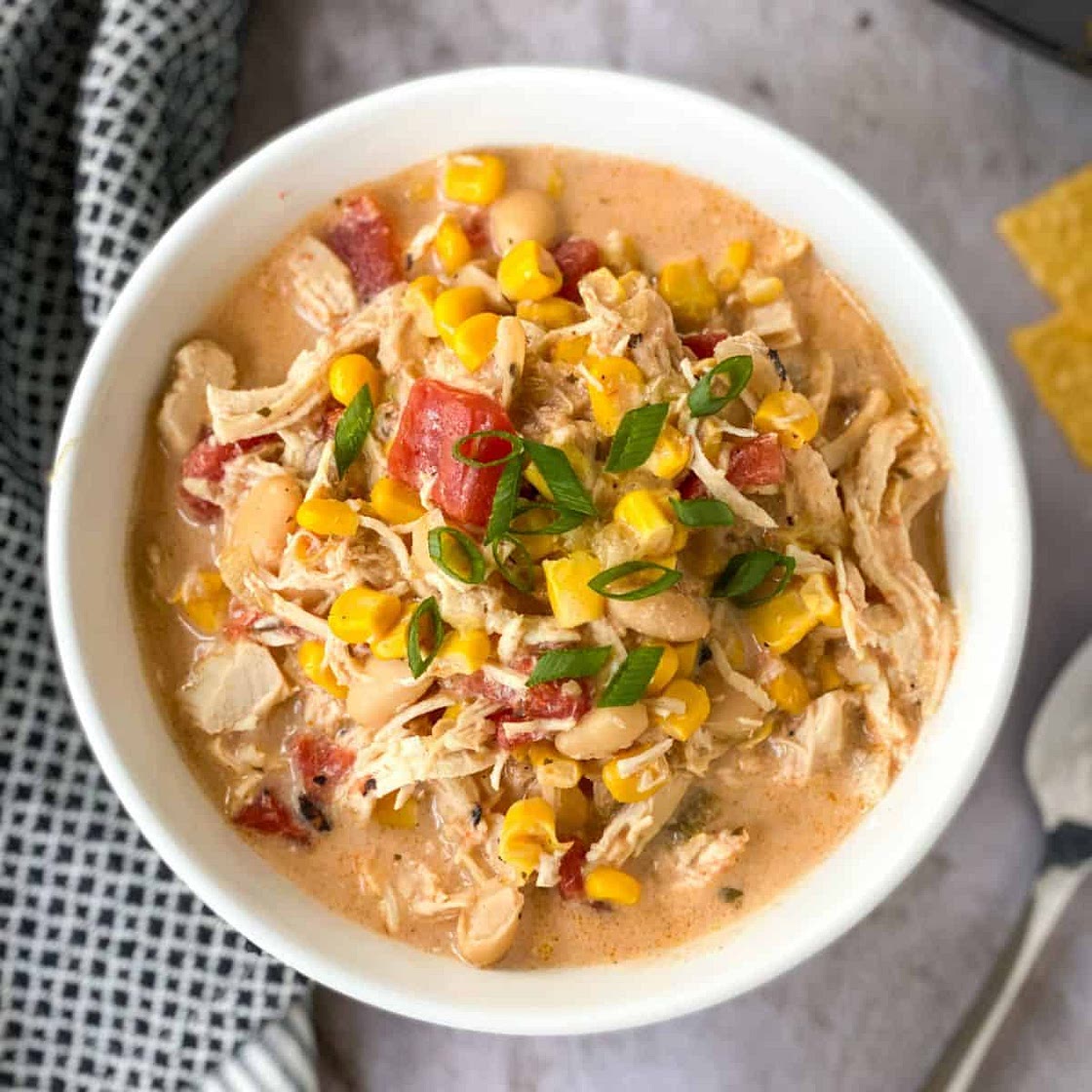 Crock Pot Creamy Buffalo Chicken Soup