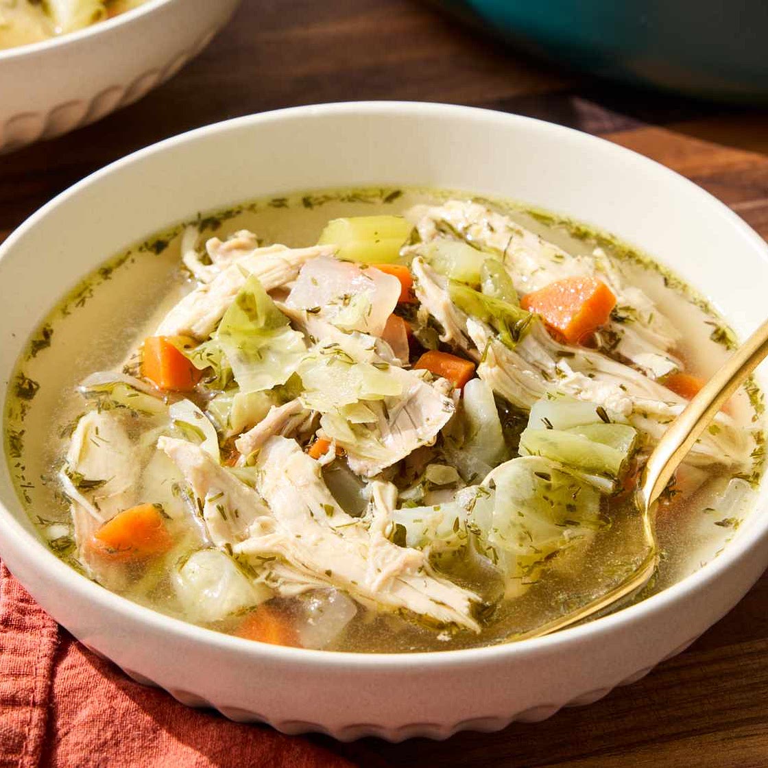 Chicken Soup with Cabbage