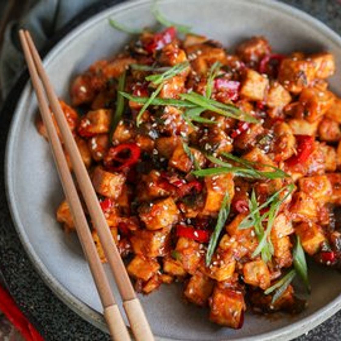 Spicy Garlic Tofu