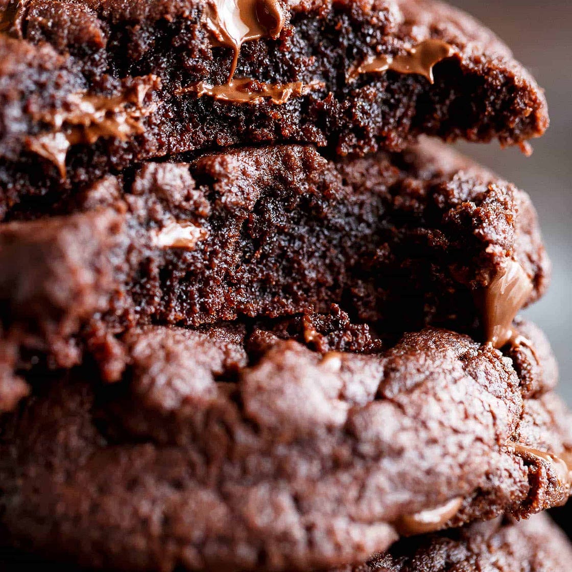 Fudgy Chocolate Brownie Cookies
