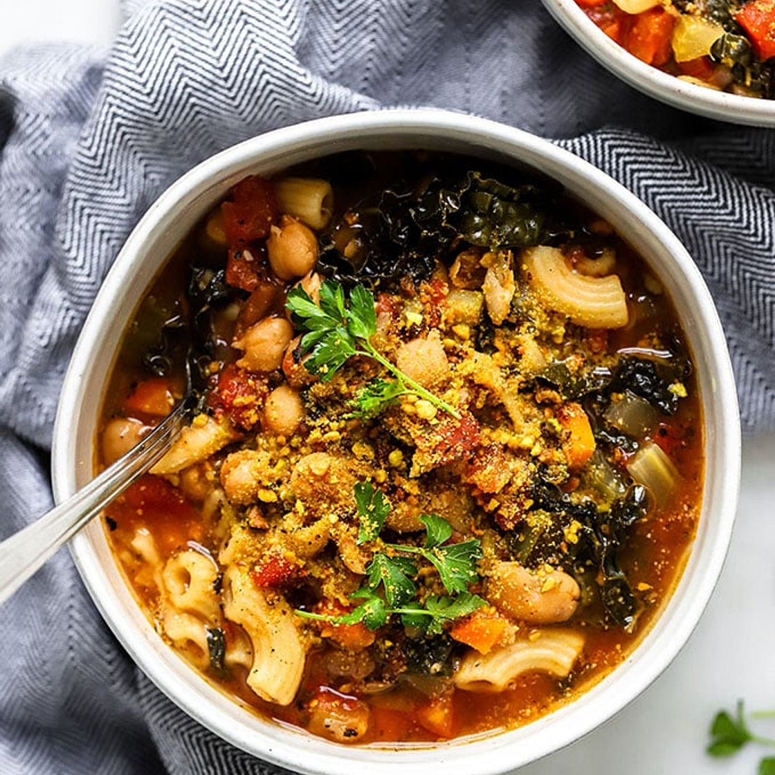 Crockpot Vegan Minestrone Soup