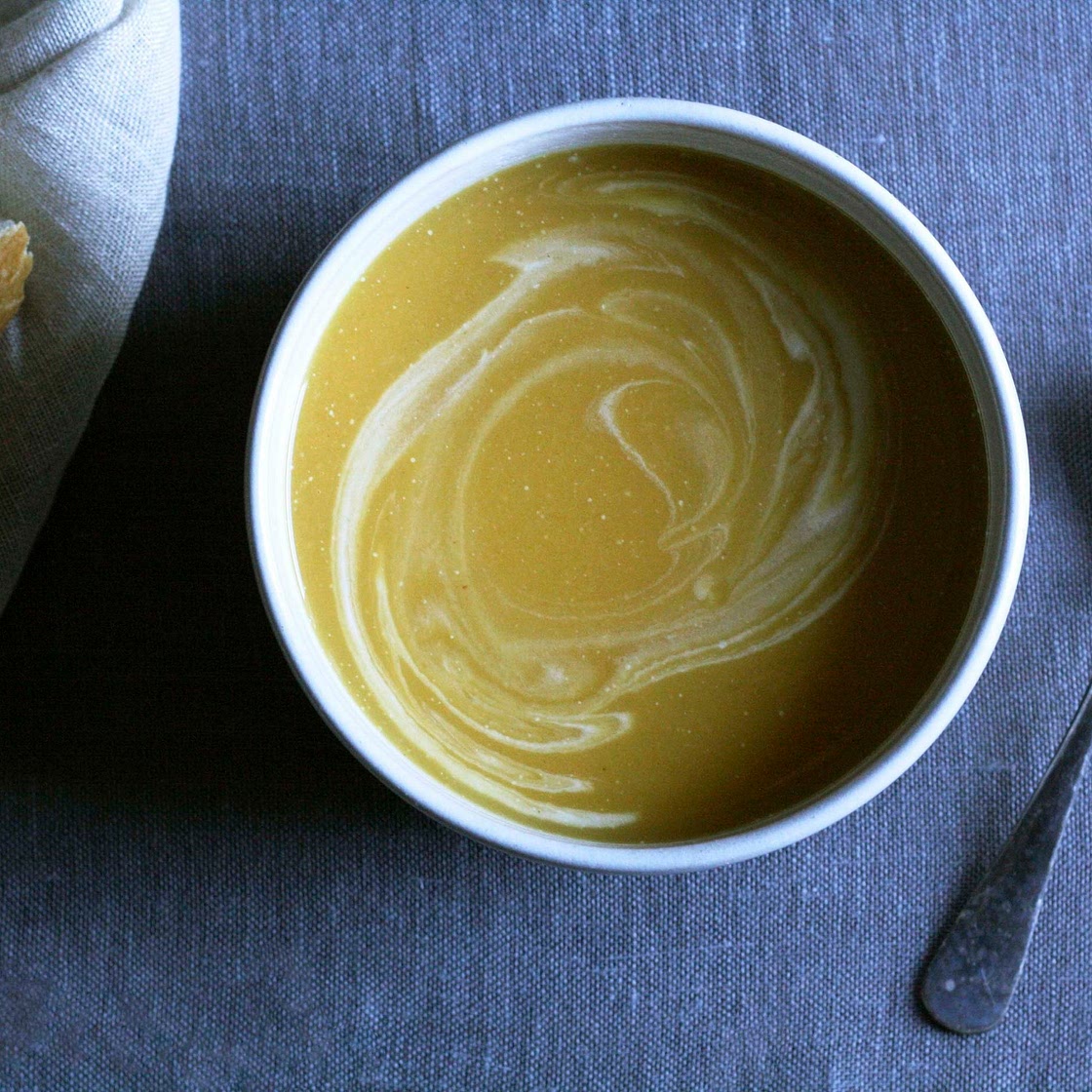 Butternut Squash Soup with Miso and Coconut
