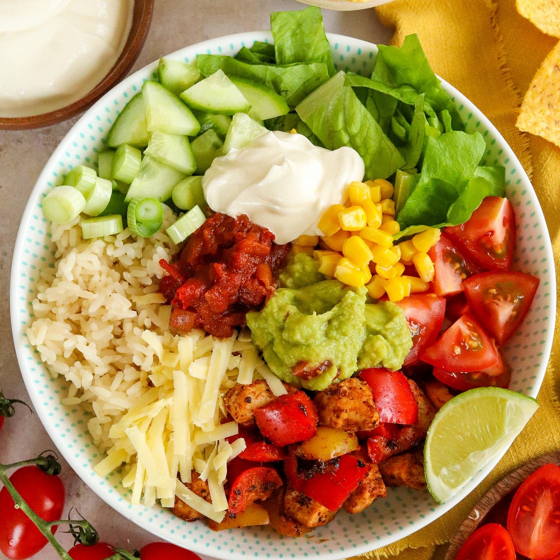 Chicken Fajita Burrito Bowl