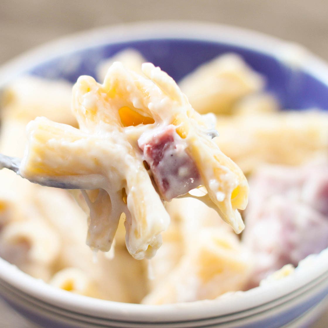 Ham and Cheese Pasta Bake