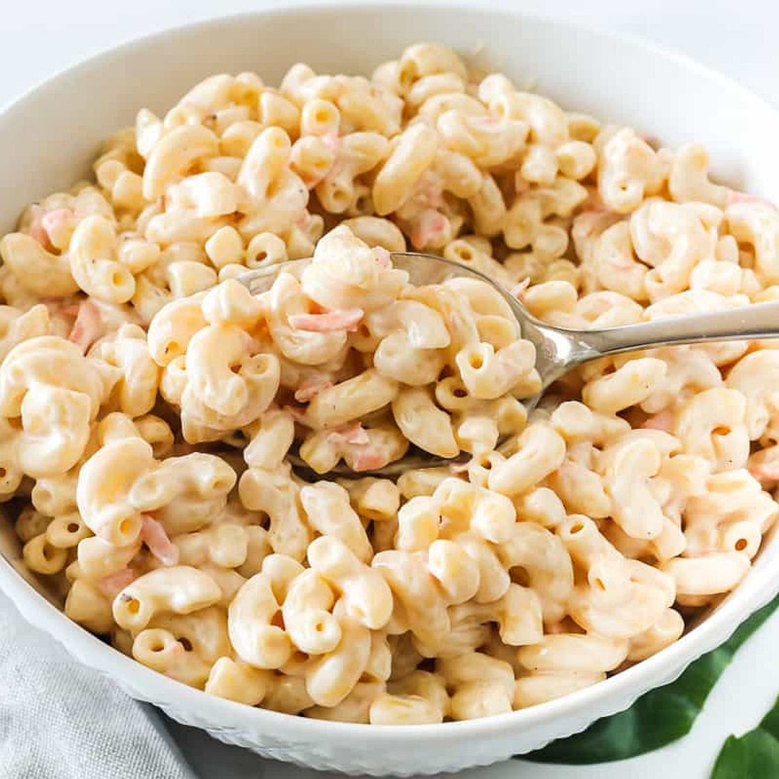 Authentic Hawaiian Macaroni Salad