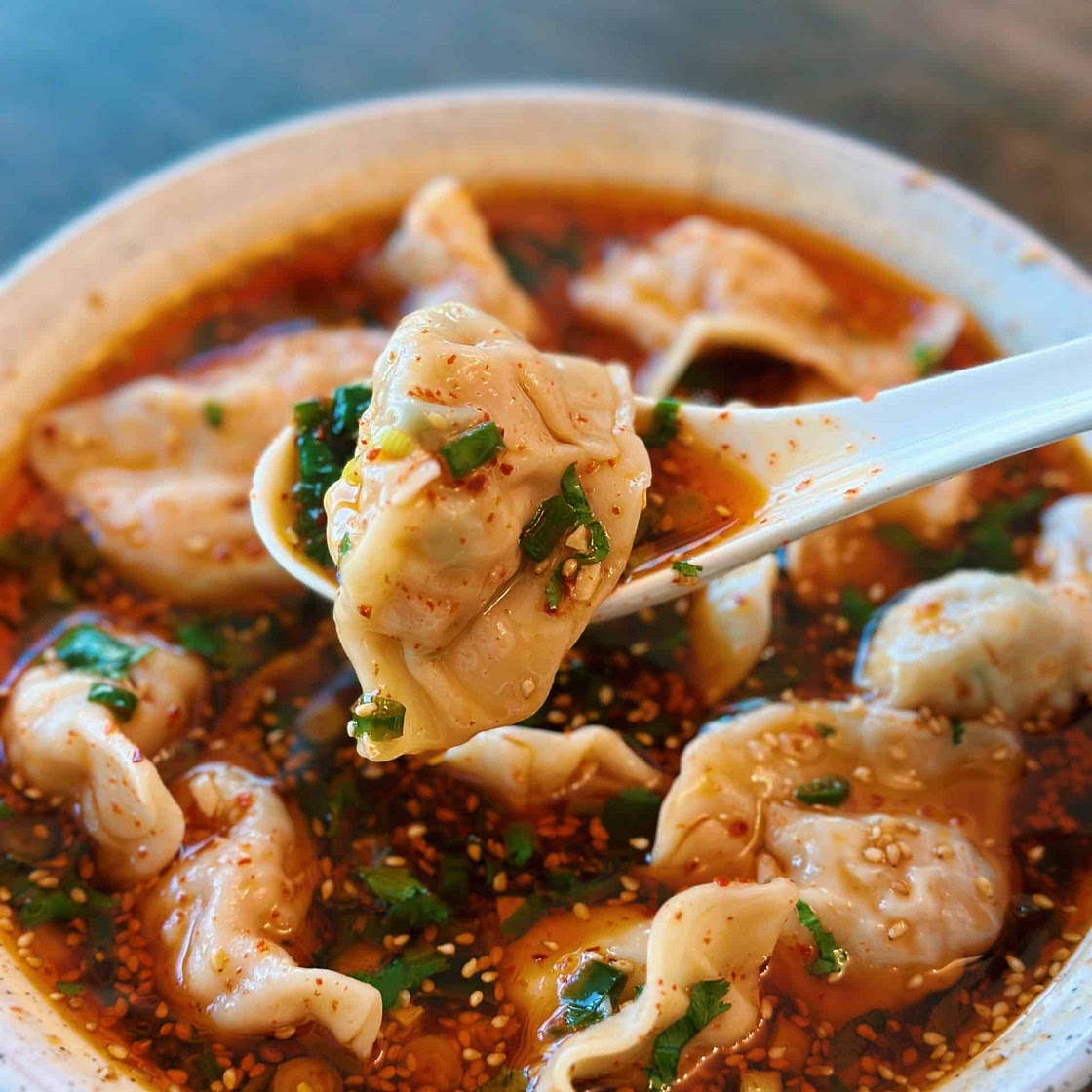 Hot and Sour Dumplings