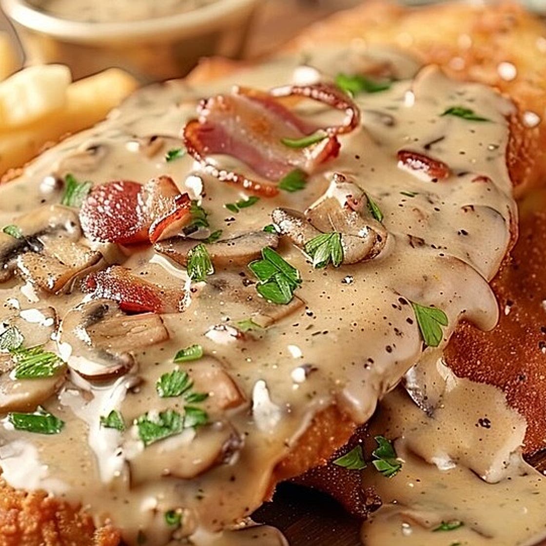 Klassisches Jägerschnitzel