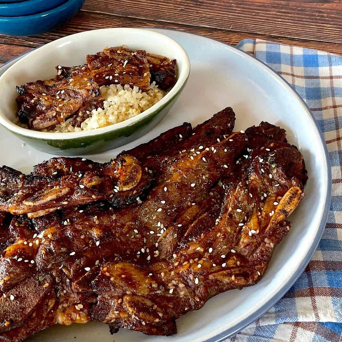 Low Carb Korean BBQ Short Ribs