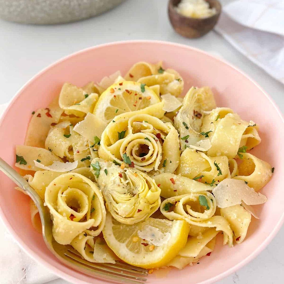 Lemon Artichoke Pasta