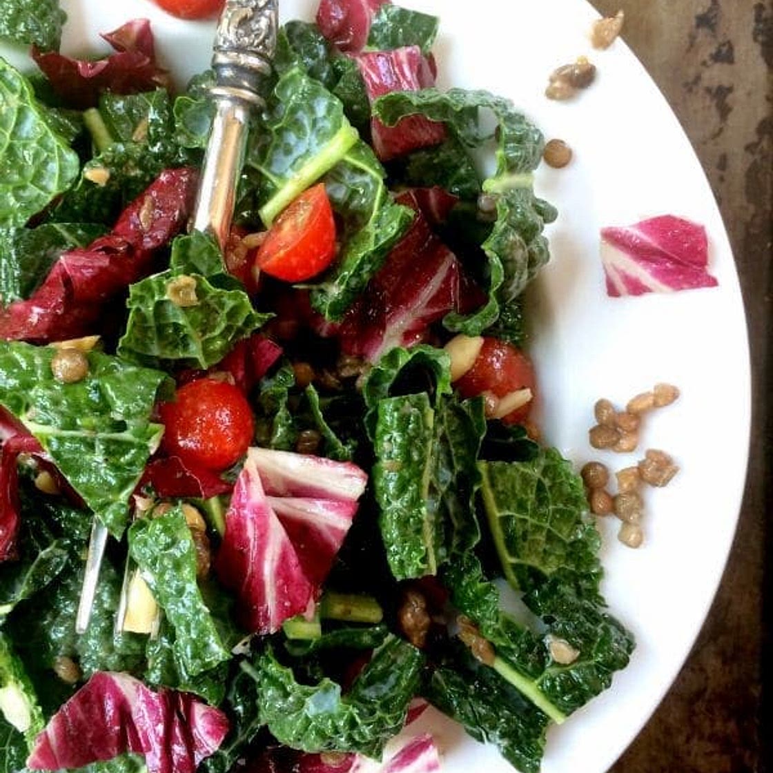 Easy Lentil Salad with Lemon Vinaigrette