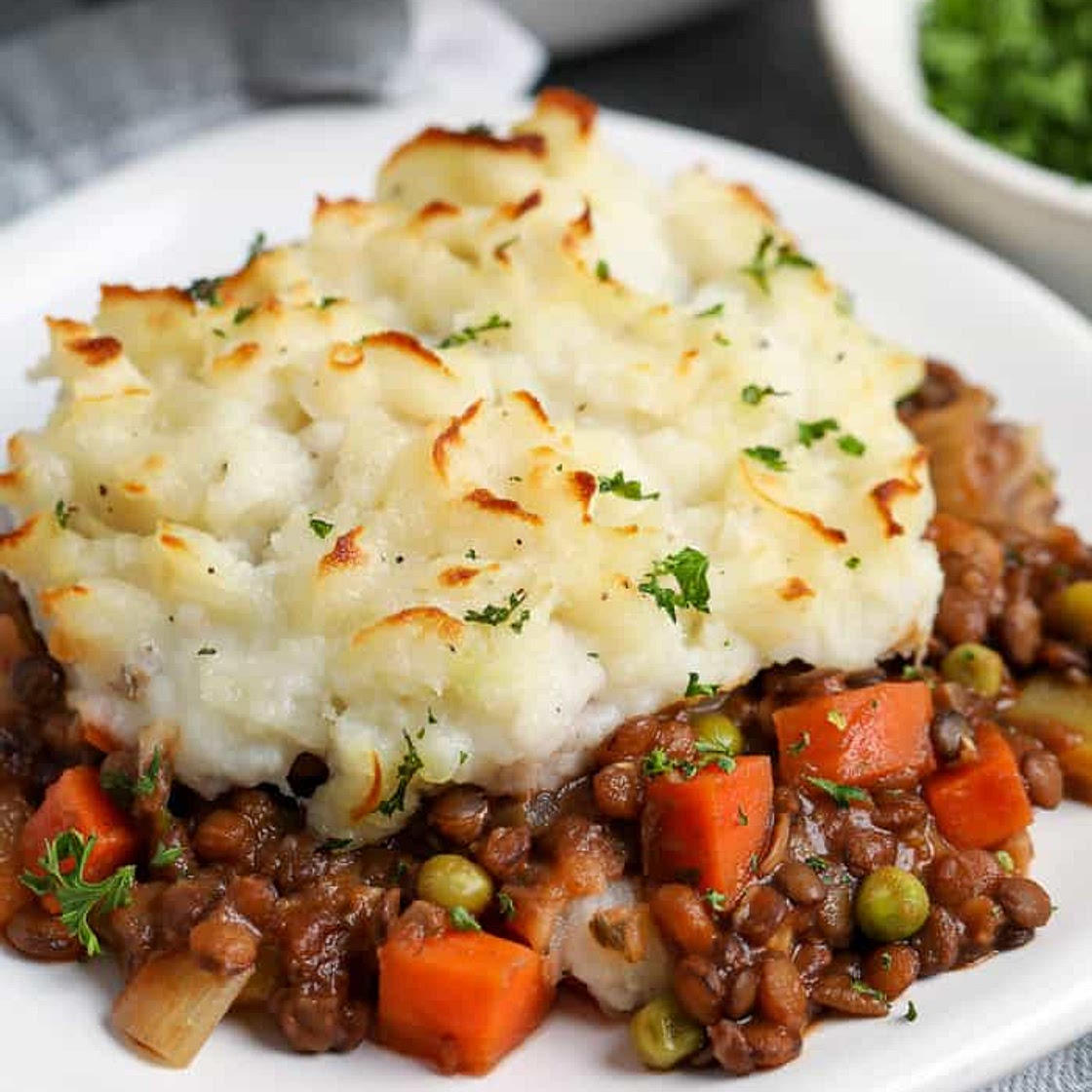 Easy Lentil Shepherd's Pie (vegetarian)
