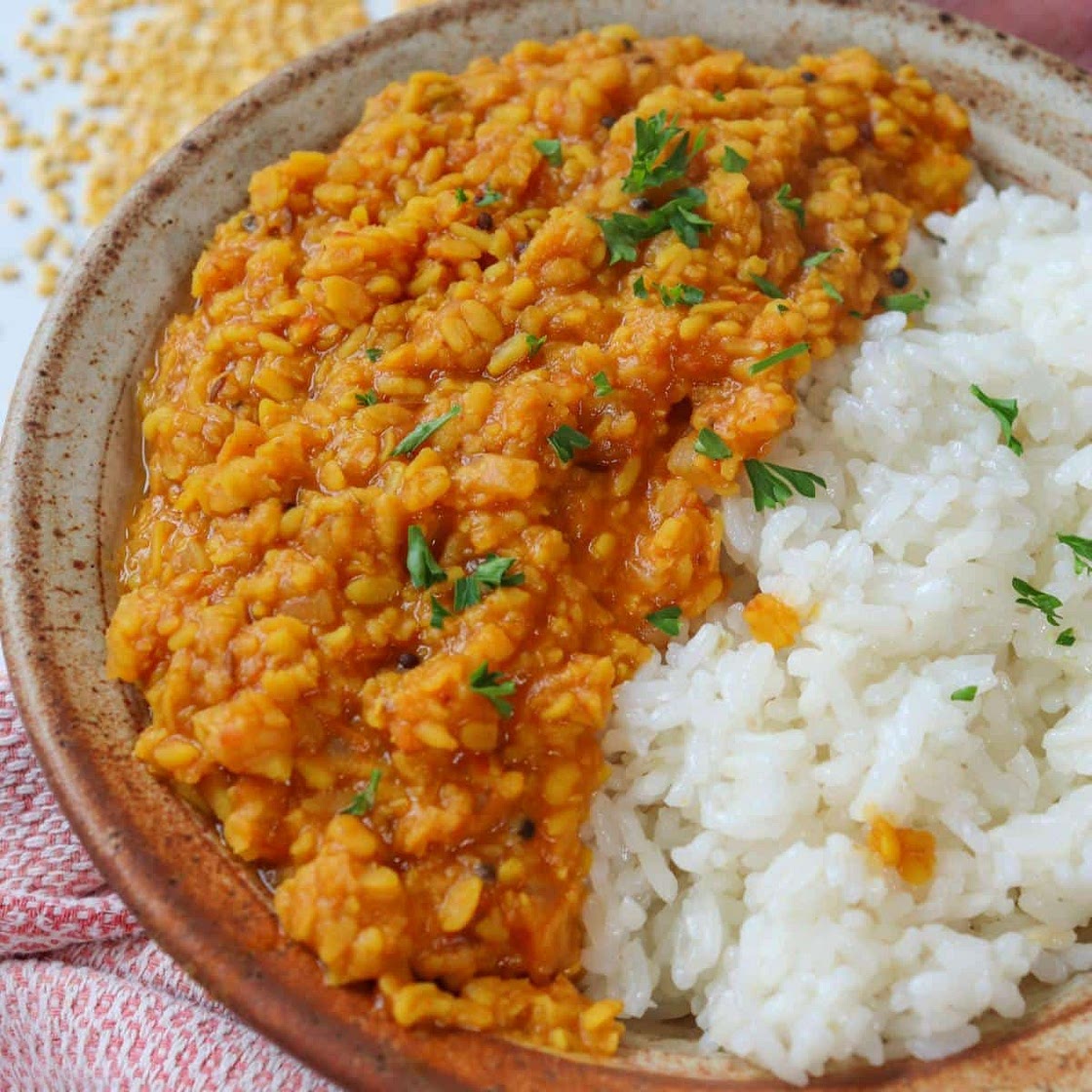 Easy Yellow Lentil Dal Curry
