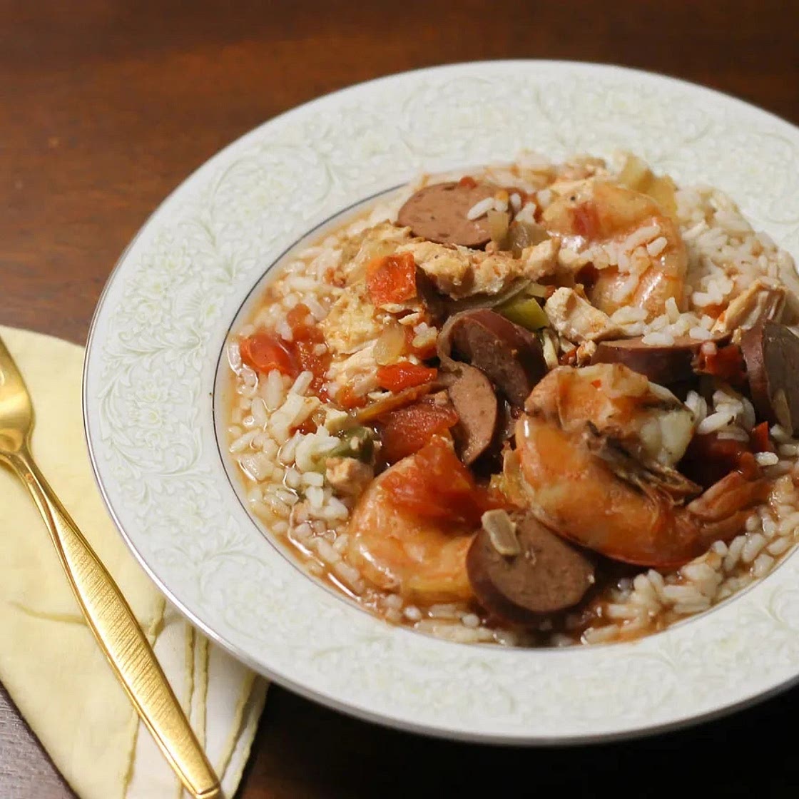 A Spicy, Flavorful Crock-Pot Jambalaya Recipe