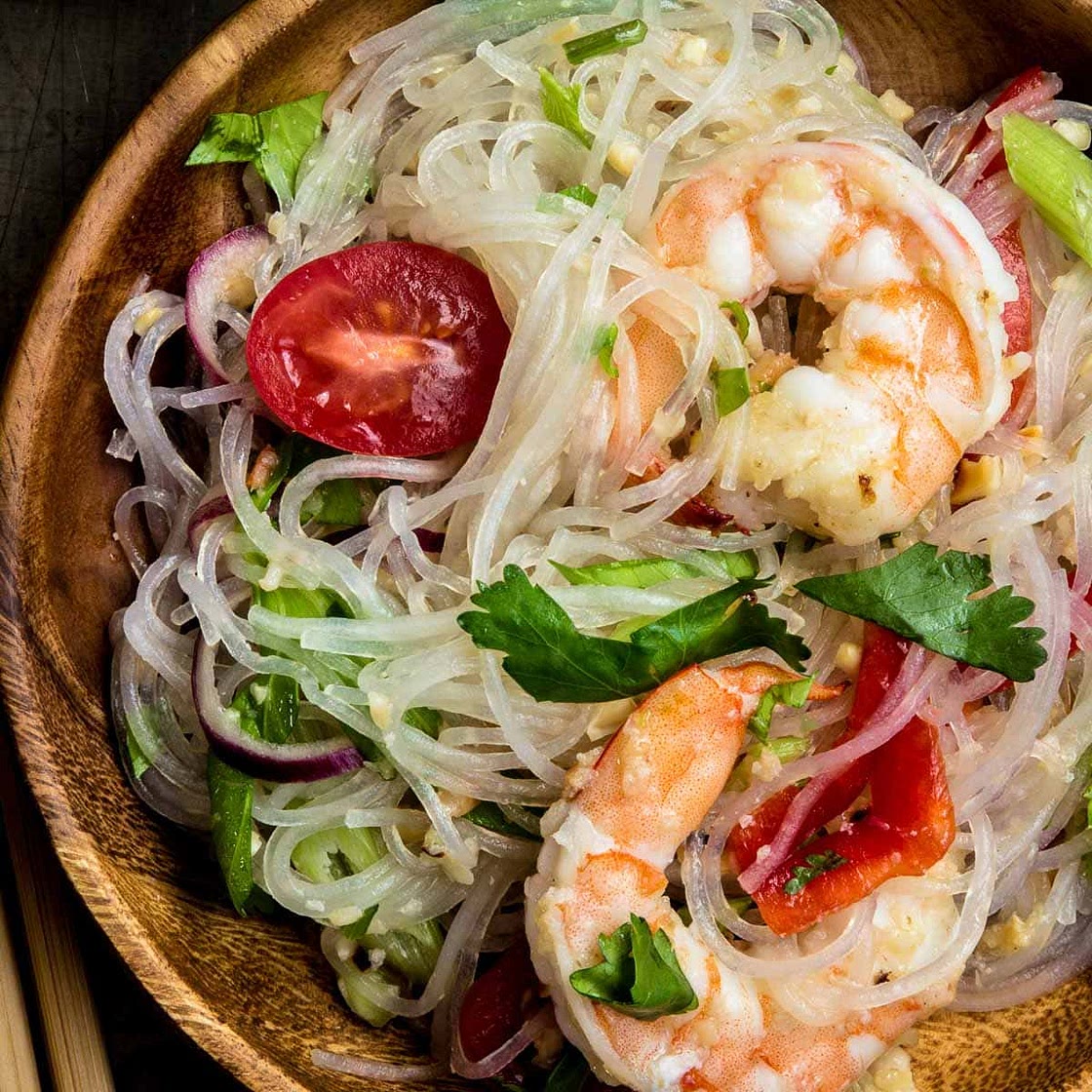 Yum Woon Sen (Thai Glass Noodle Salad)
