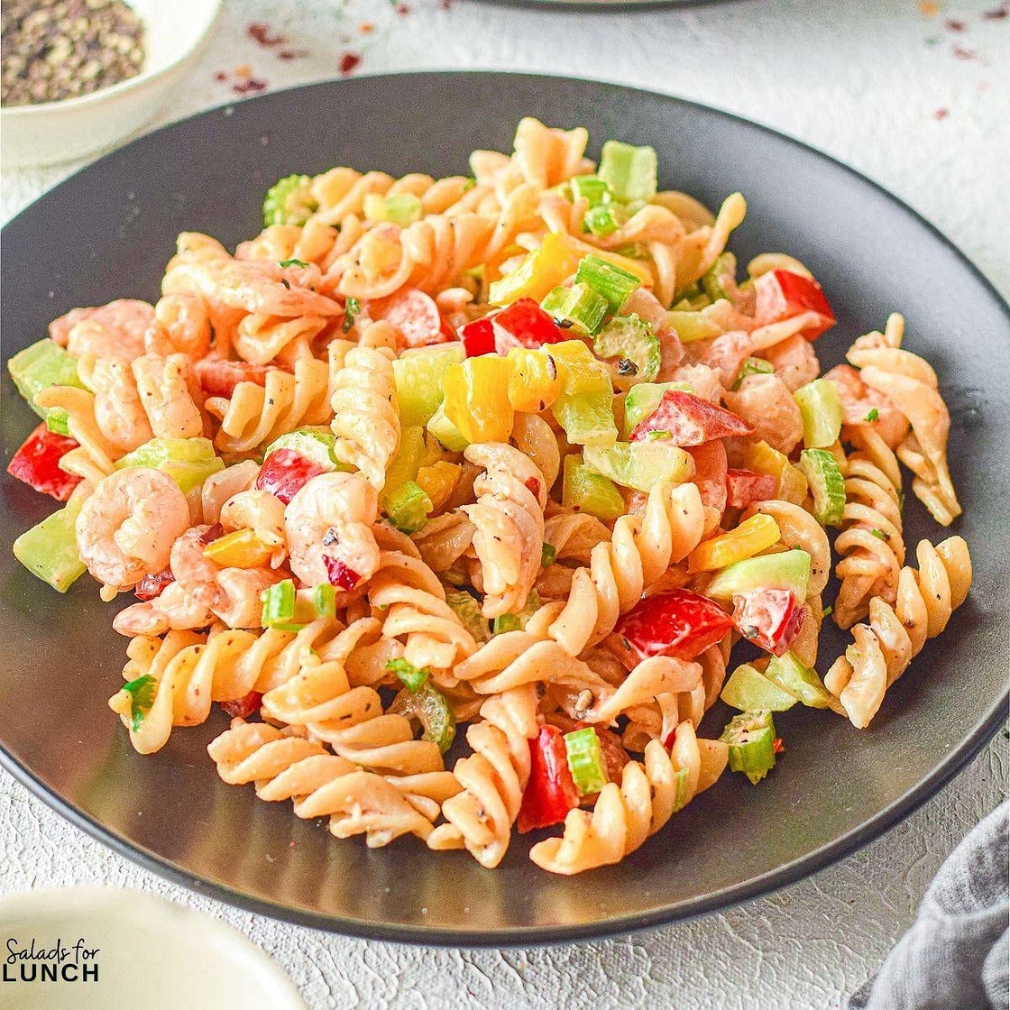 Creamy Shrimp Pasta Salad Recipe