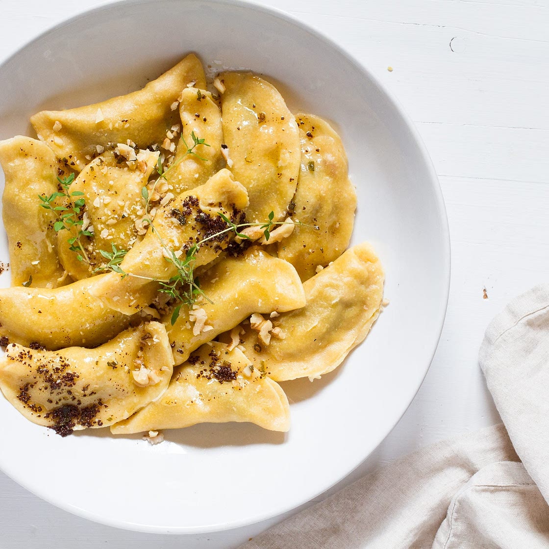 Wild Mushroom Ravioli with Sage Brown Butter