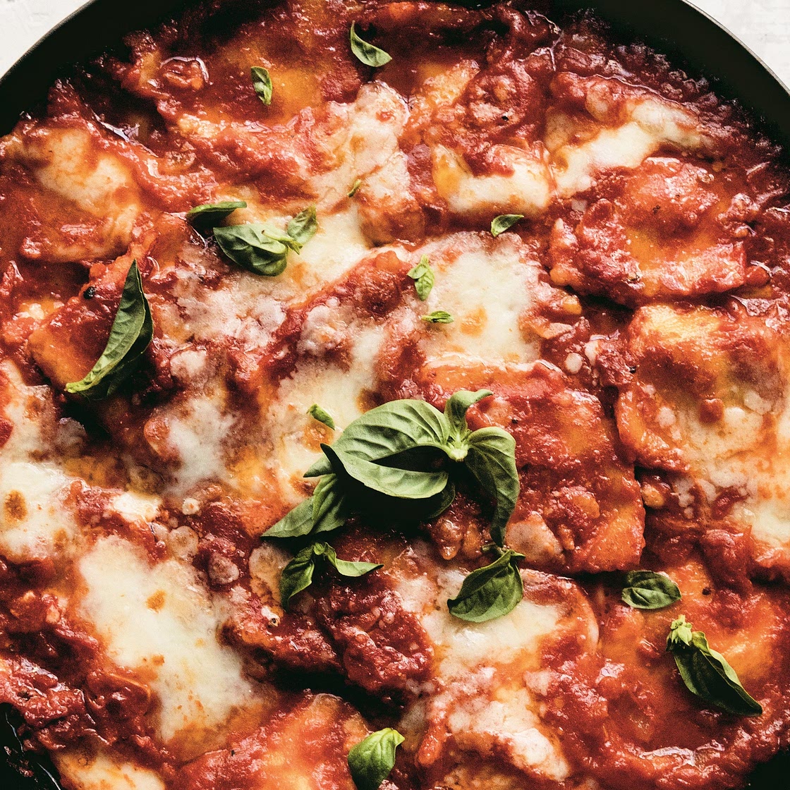 Speedy Skillet Ravioli Lasagna