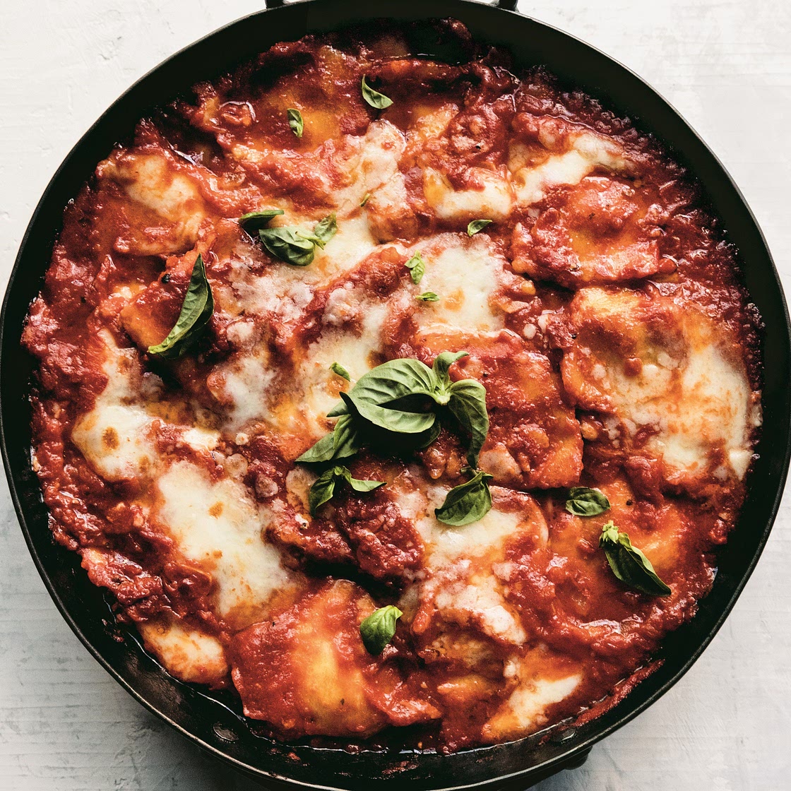 Speedy Skillet Ravioli Lasagna
