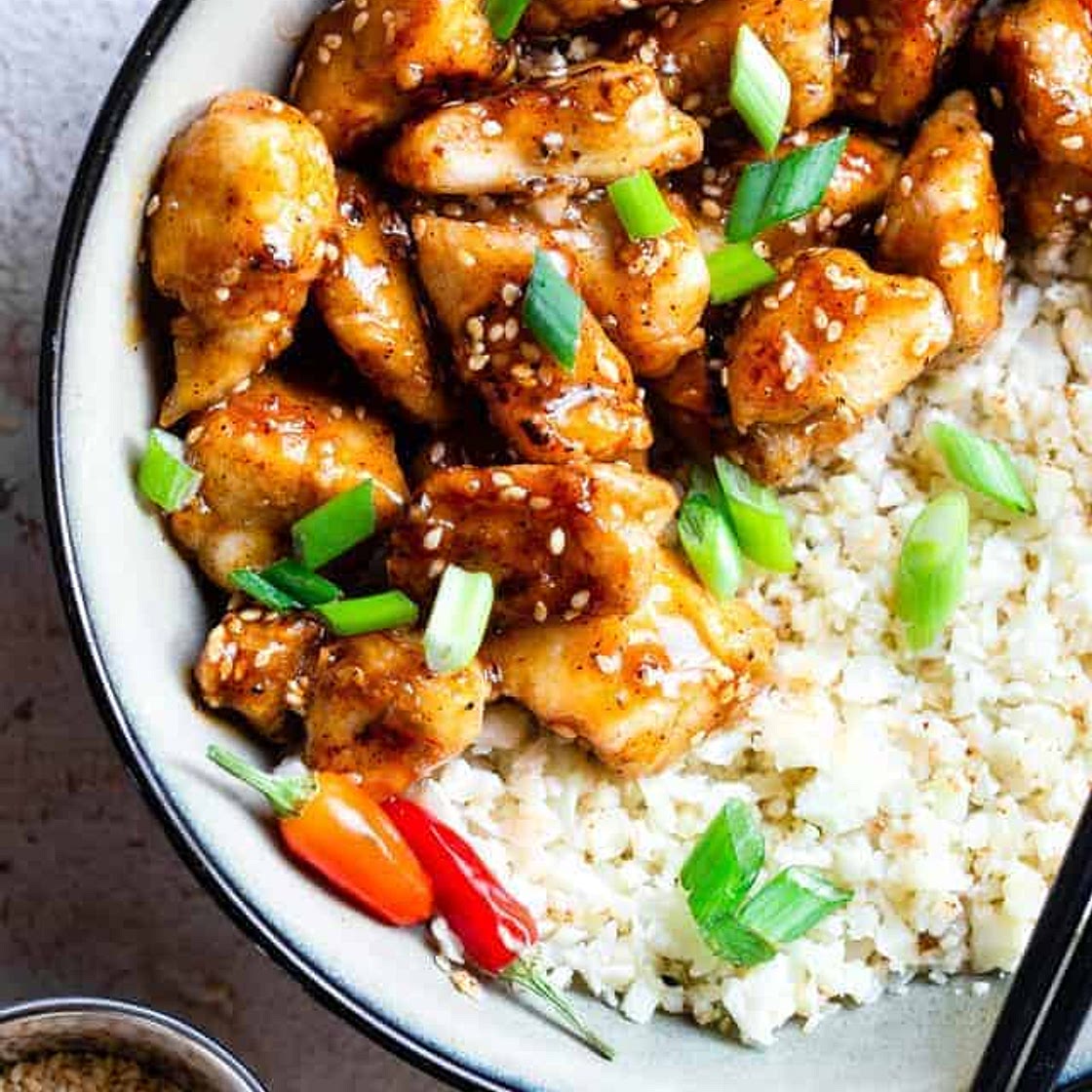 Paleo Easy Gluten Free Healthy Sesame Chicken