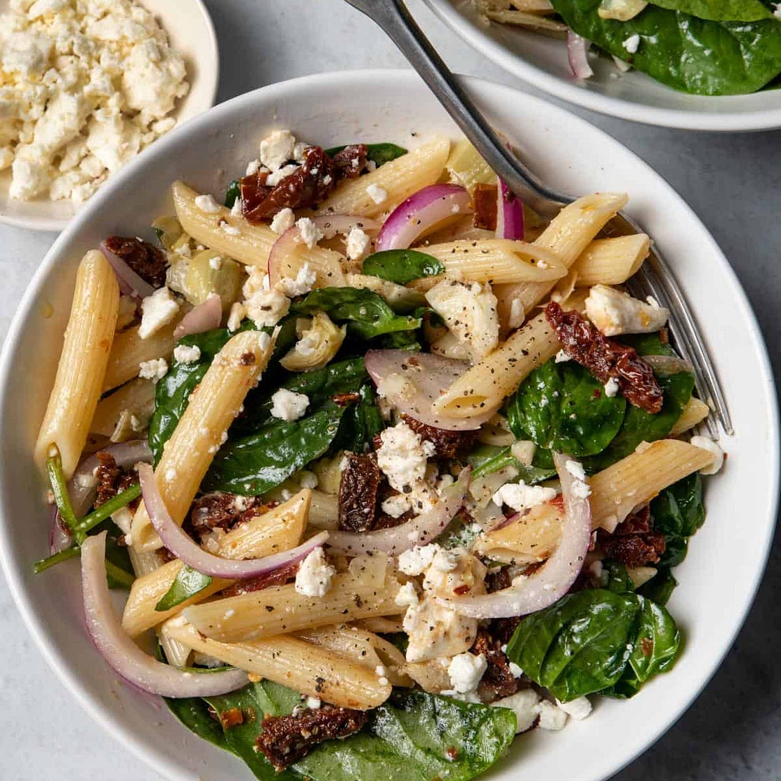 Spinach Pasta Salad