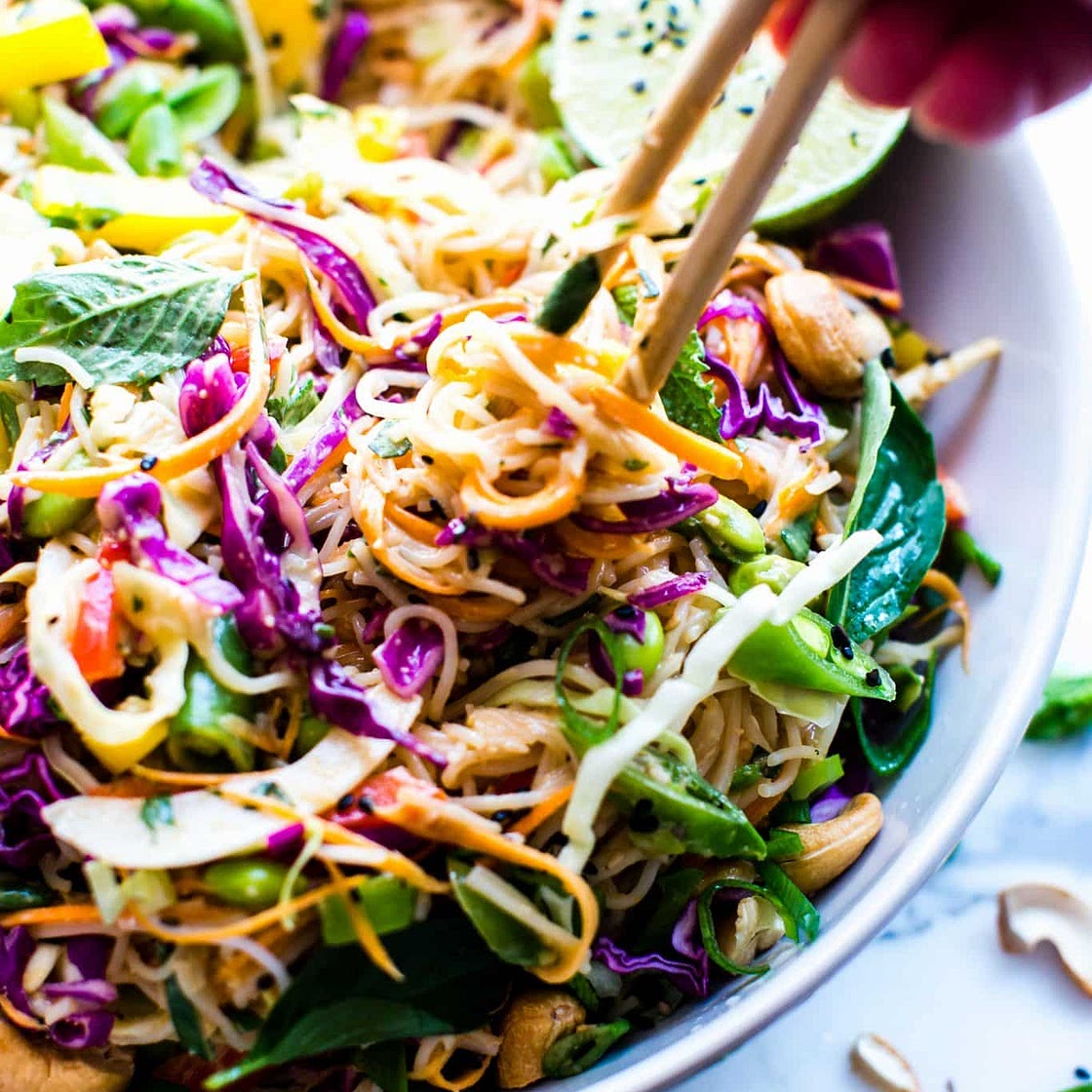 Thai Peanut Noodle Salad Recipe