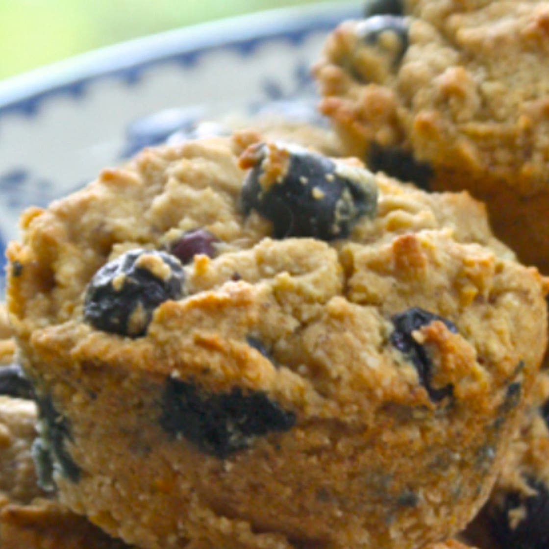 Vegan Blueberry Loaded Muffins