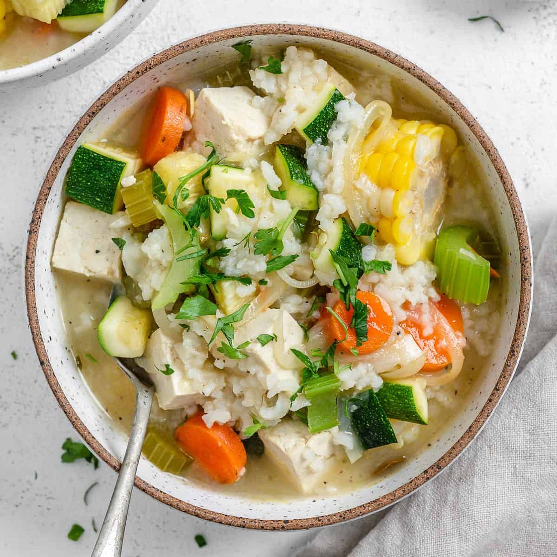 Caldo de Tofu (Vegan Tofu Soup)