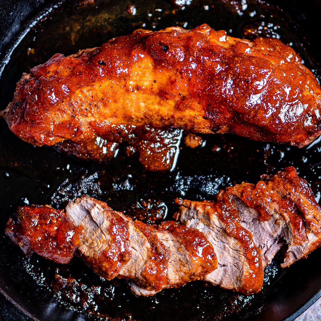 Oven Baked BBQ Pork Tenderloin