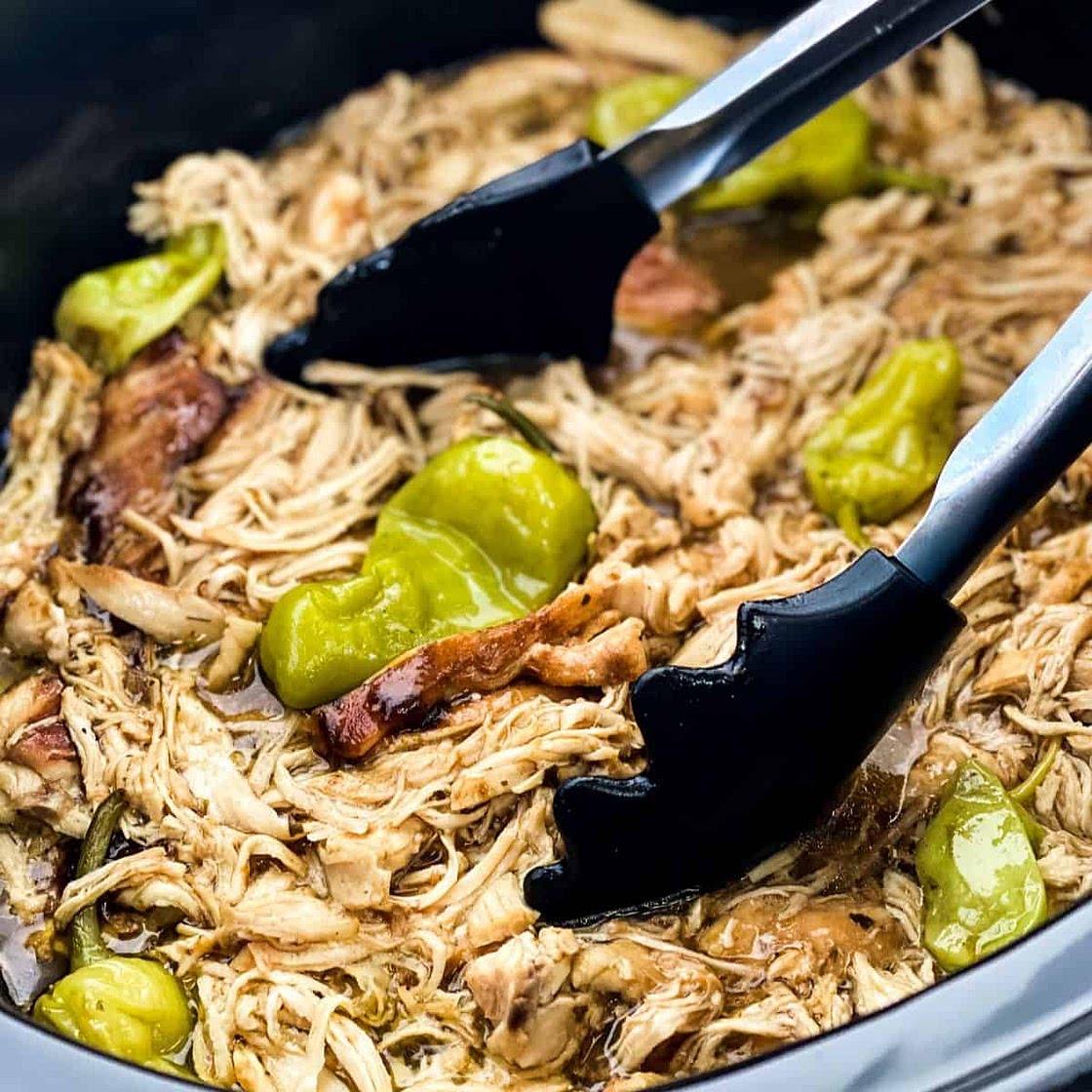 Easy Slow Cooker Mississippi Chicken
