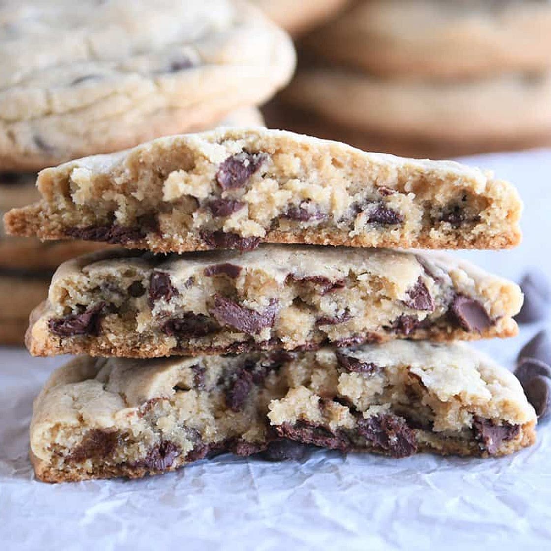 Chocolate Chip Blended Oatmeal Cookies